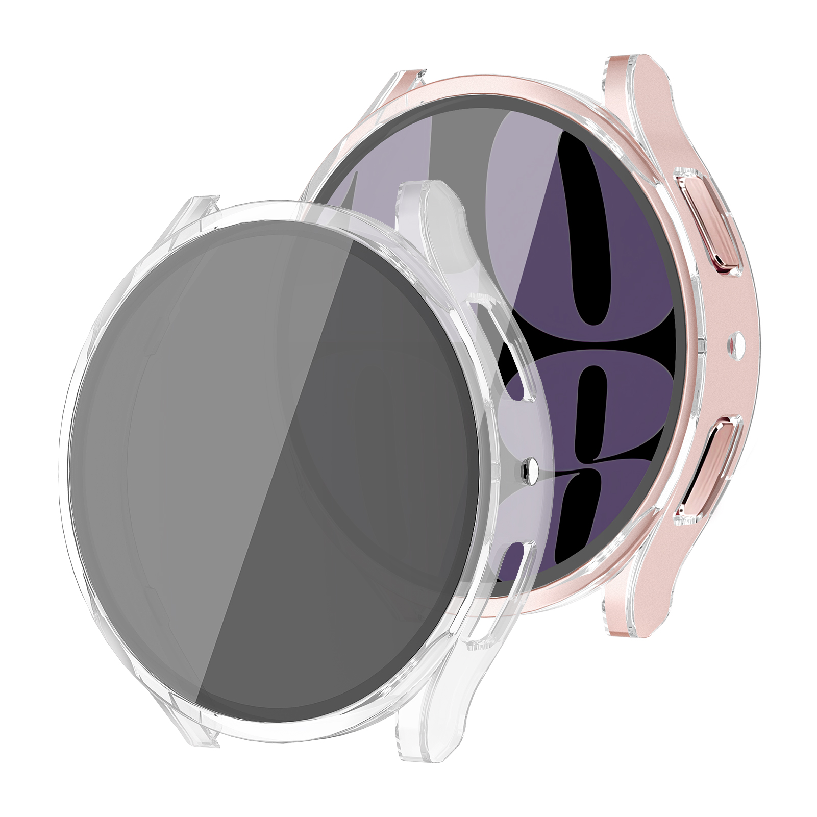 Smartwatch Band Accessories - กระจกนิรภัย + กรณีความเป็นส่วนตัวสําหรับ Samsung Galaxy watch