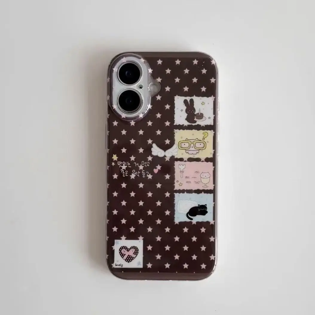 Realme C67 - เคสโทรศัพท์ลายปีกดาวสีชมพูสไตล์เกาหลี สำหรับ Oppo Realme C71 C75