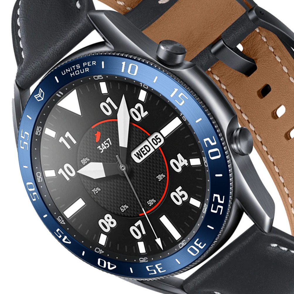 Smartwatch Watch Accessories - กรอบนาฬิกาสแตนเลสสตีล พร้อมเคสป้องกัน ขนาด 45 มม. ทนทานต่อรอยขีดข่วน