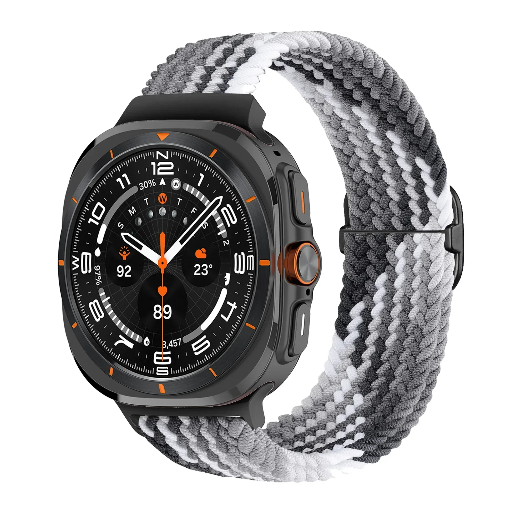 Samsung Smartwatch Ultra Accessories - สายนาฬิกาไนลอนสำหรับ Samsung Galaxy Watch 8-7 Ultra
