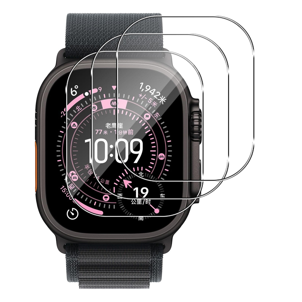 Apple Smartwatch Accessories - ฟิล์มกระจกนิรภัยสำหรับ Apple Watch Ultra 4 3