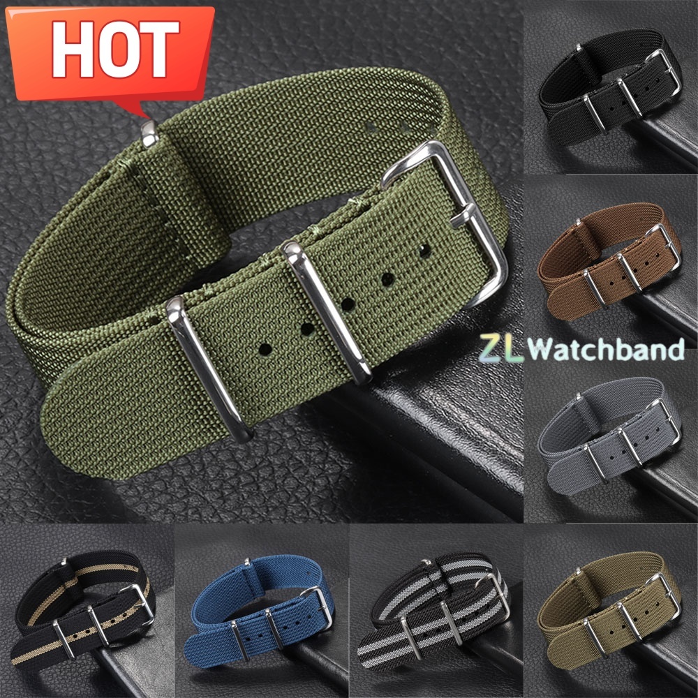 Nylon Nato Strap - สายนาฬิกาไนลอนแบบใหม่ 18 มม. 20 มม. 22