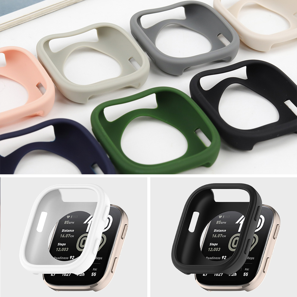 Smartwatch Icon - TPU/PC/ซิลิโคนสำหรับอมาซฟิต บิพ 6 ตัวป้องกันหน้าจอ กันชน กระจกอุปกรณ์เสริมนาฬิกาอัจฉริยะอมาซฟิต