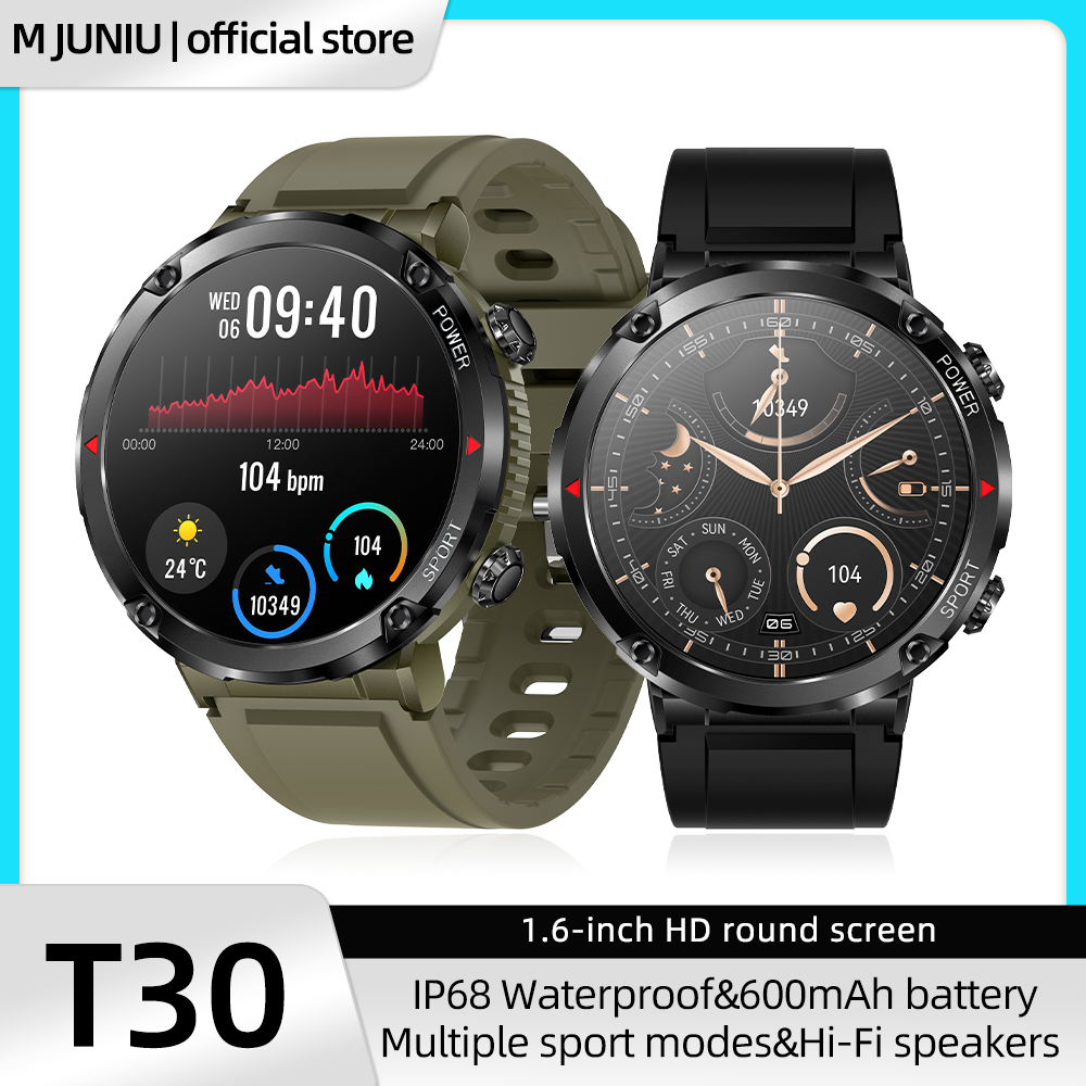 Smartwatch M Active - สมาร์ทนาฬิกา 1.6 นิ้ว 400*400 รอบหน้าจอบลูทูธ Heart