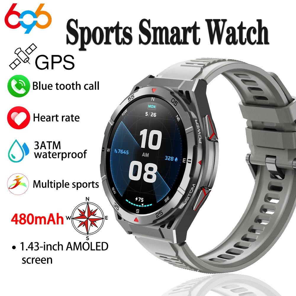 ใหม่สมาร์ทนาฬิกา GPS กีฬาเข็มท - Smartwatch Faces บทวิจารณ์และราคา