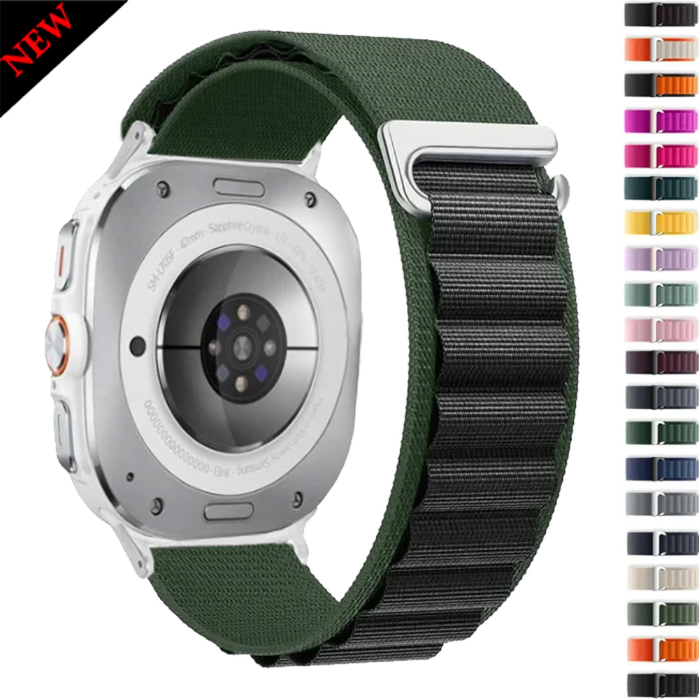 สายรัดไนลอนแบบถักสำหรับ Samsun - Samsung Smartwatch Ultra Accessories บทวิจารณ์และราคา