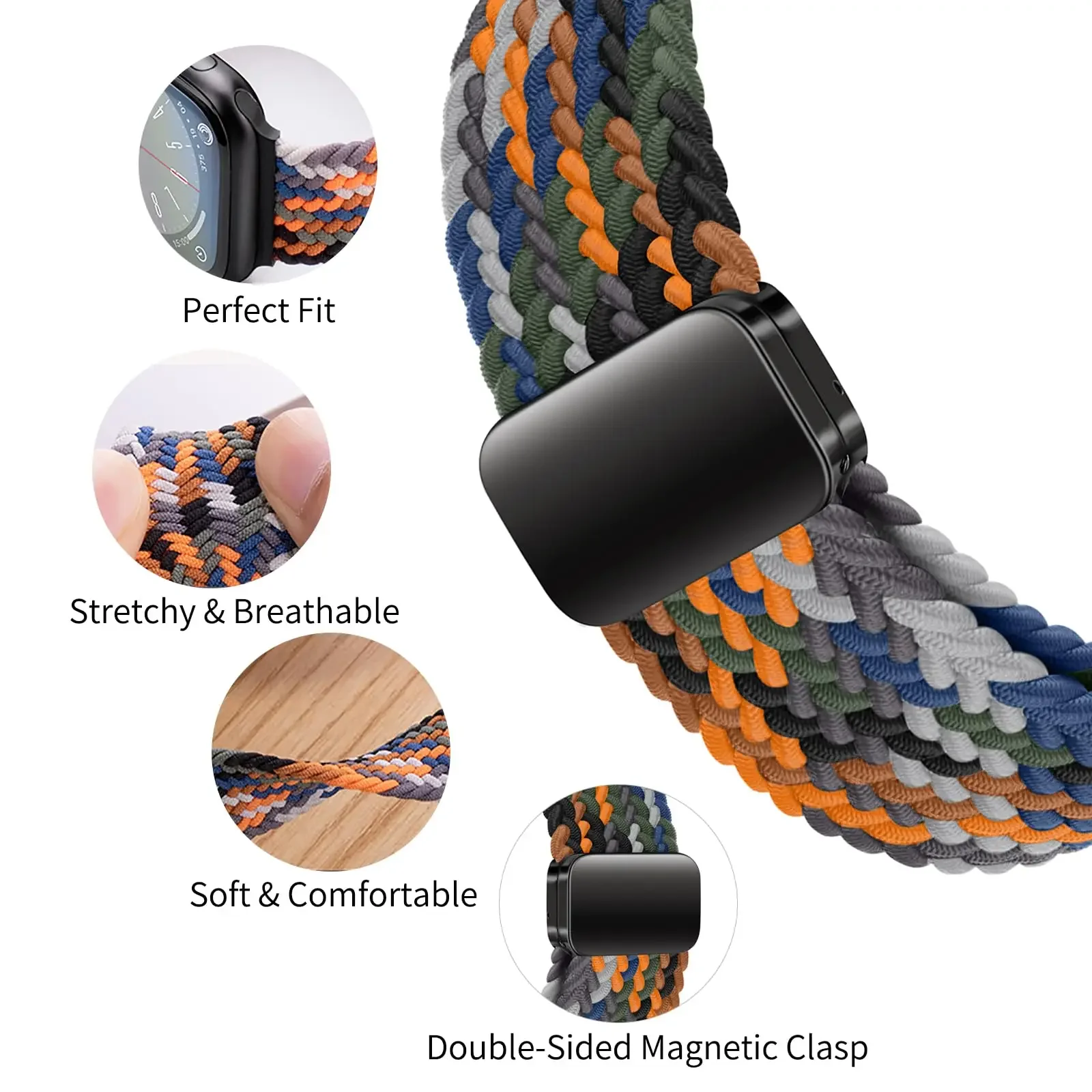 สายรัดข้อมือแบบถักไนลอนสำหรับ  - Sport Loop Strap บทวิจารณ์และราคา