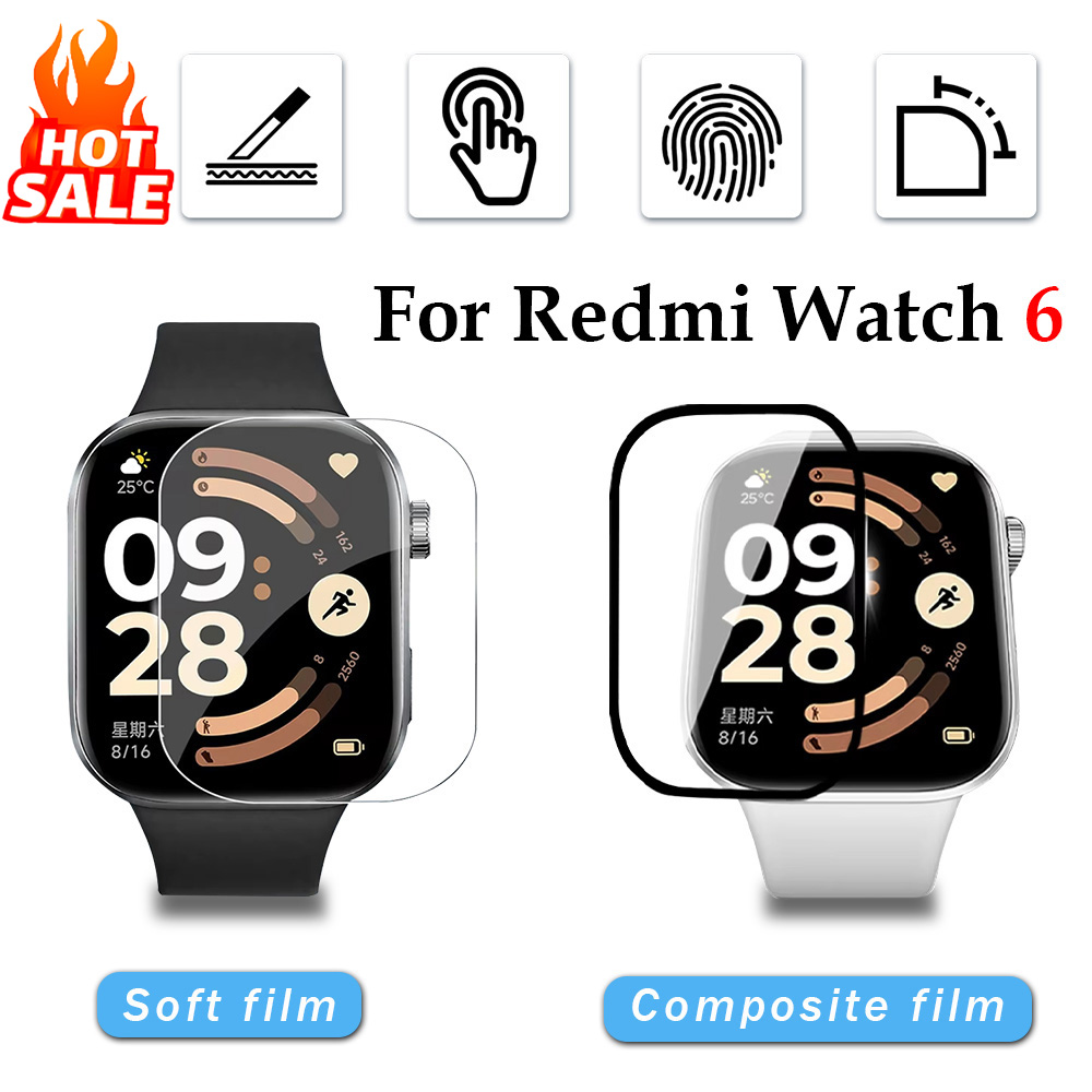 1-5 ชิ้นฟิล์มนุ่มสำหรับเสี่ยวม - Xiaomi Smartwatch Accessories บทวิจารณ์และราคา