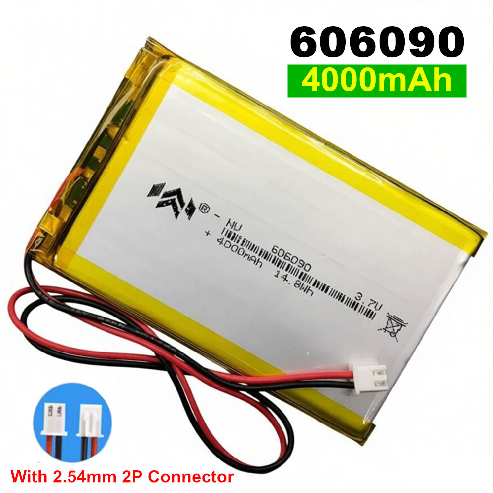 4000mAh 3.7V 606090 พร้อมปลั๊ก - Smartwatch Headset บทวิจารณ์และราคา