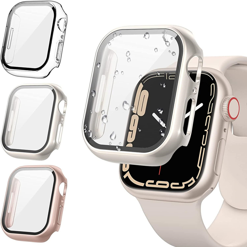 แก้ว + ฝาครอบสําหรับ Apple Wat - Apple Smartwatch Accessories บทวิจารณ์และราคา
