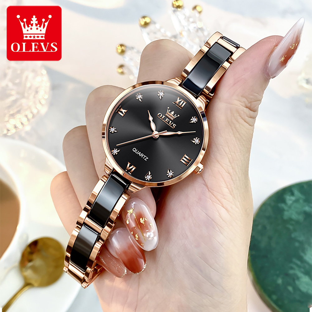 OLEVS 5872 นาฬิกาผู้หญิงนาฬิกา - Accessories With Watch บทวิจารณ์และราคา