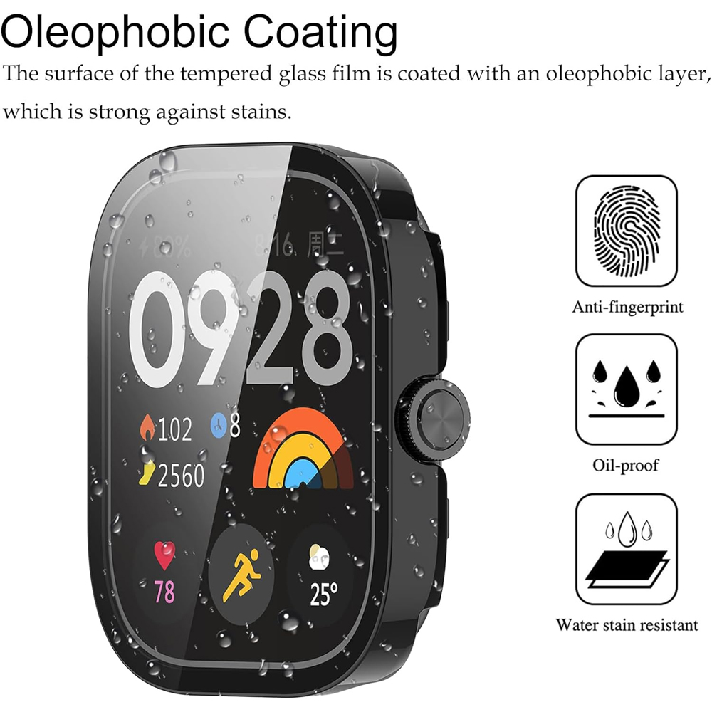 กระจกนิรภัย + เคสสำหรับเสี่ยวม - Xiaomi Smartwatch Accessories บทวิจารณ์และราคา