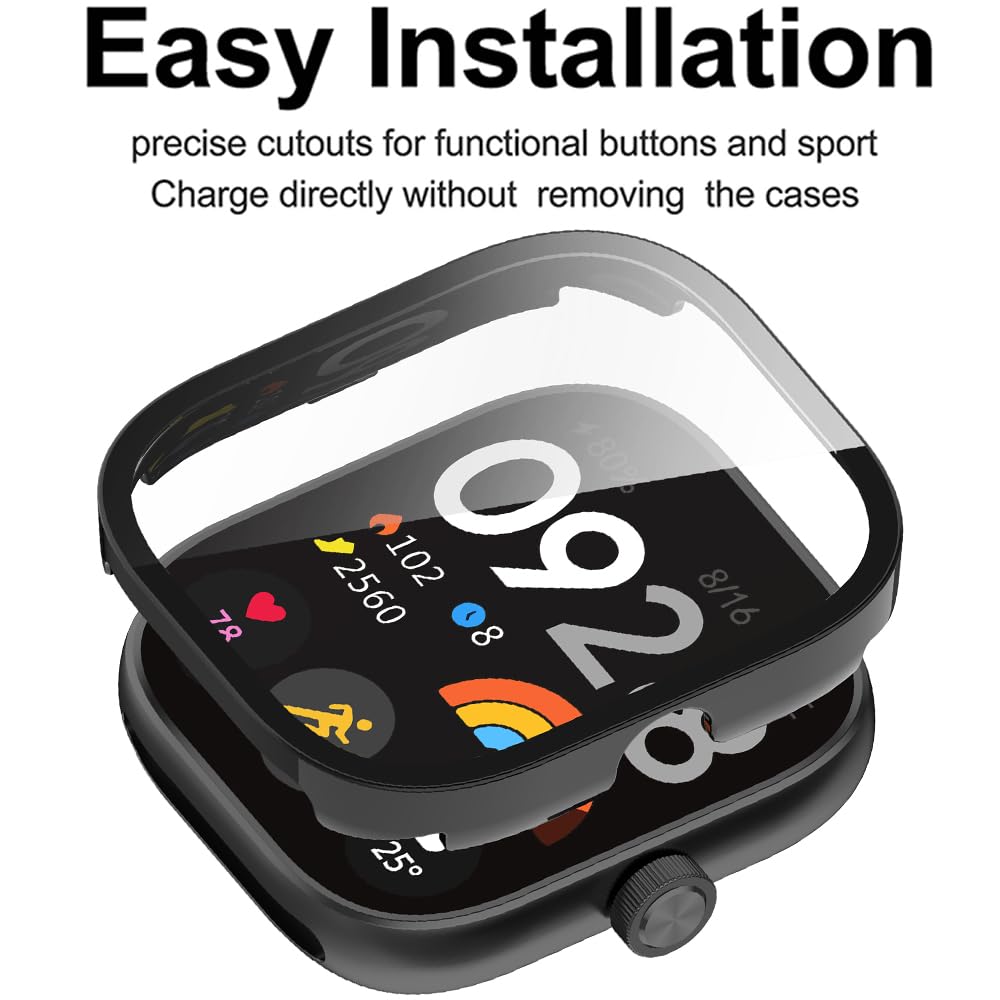 กระจกนิรภัย + เคสสำหรับเสี่ยวม - Xiaomi Smartwatch Accessories บทวิจารณ์และราคา