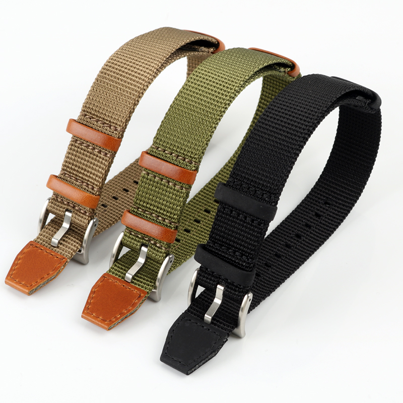 20 มม.22 มม.ชายกลางแจ้งผ้าสายน - Nylon Nato Strap บทวิจารณ์และราคา