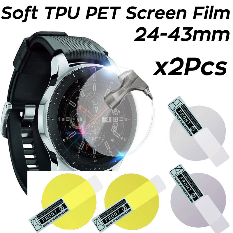 2PCS ซอฟท์ไฮโดรเจลฟิล์มป้องกัน - Smartwatch Icon บทวิจารณ์และราคา