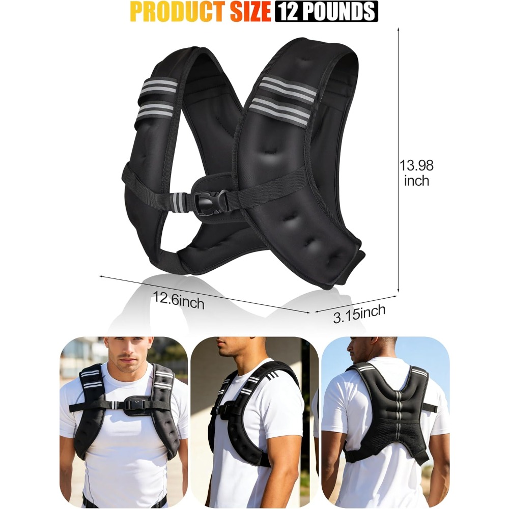 เสื้อกั๊กถ่วงน้ำหนักสำหรับออกก - Rugged Sport Strap บทวิจารณ์และราคา